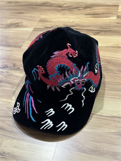 gucci velvet dragon hat|Gucci hats.